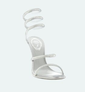 Rene Caovilla - Cleo Sandal 105 - Silver - Image 2