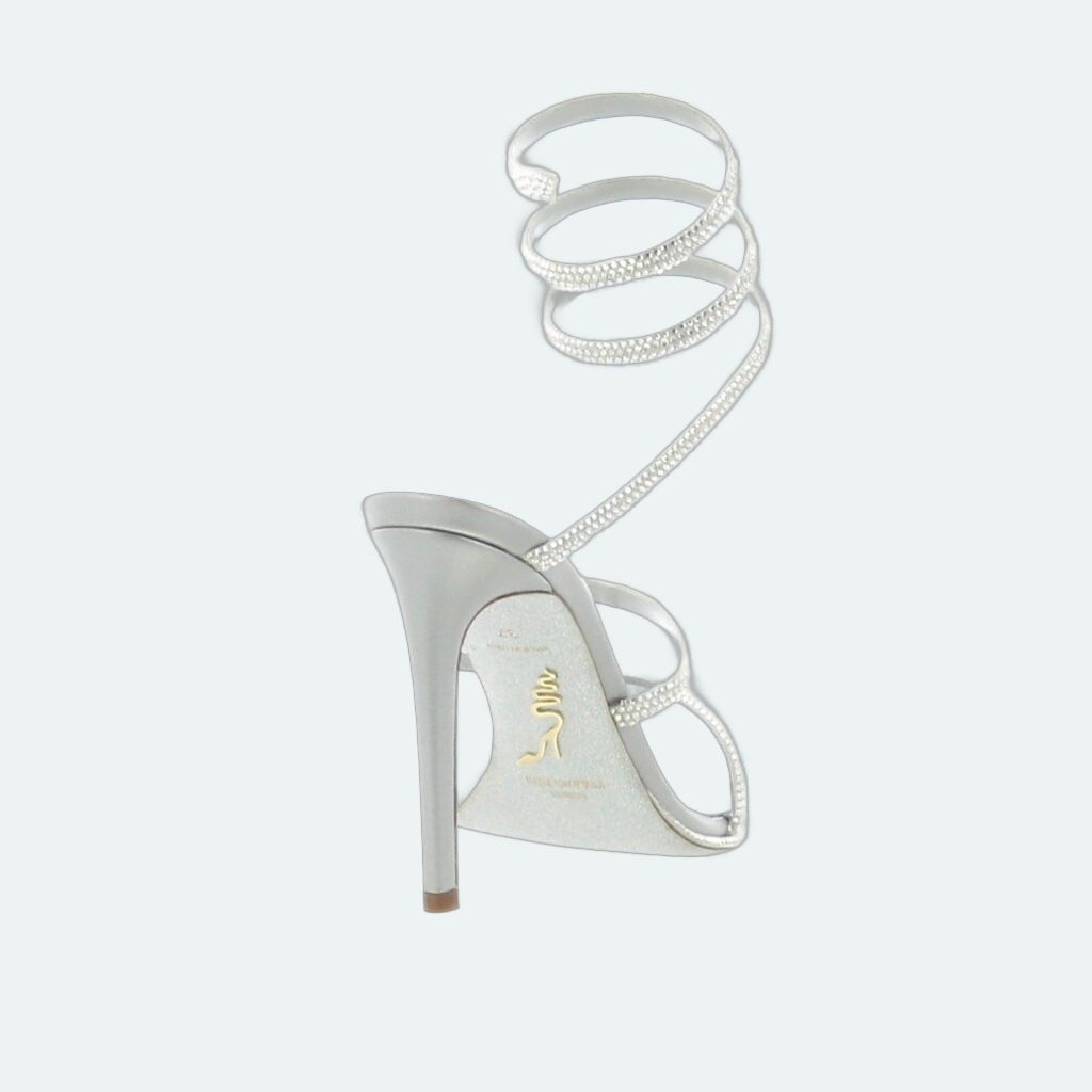 Rene Caovilla - Cleo Sandal 105 - Silver