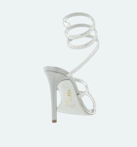 Rene Caovilla - Cleo Sandal 105 - Silver - Image 3