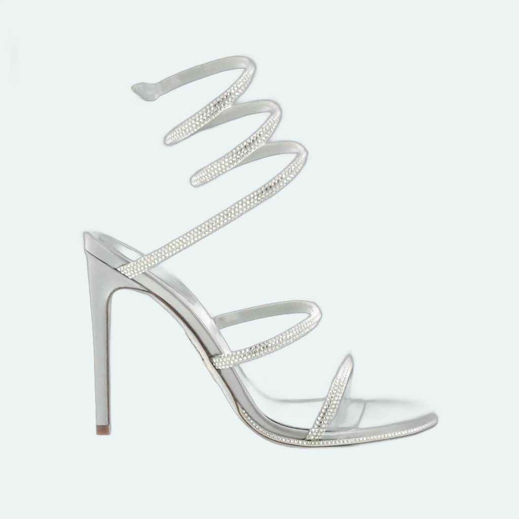 Rene Caovilla - Cleo Sandal 105 - Silver