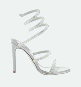 Rene Caovilla - Cleo Sandal 105 - Silver - Image 1