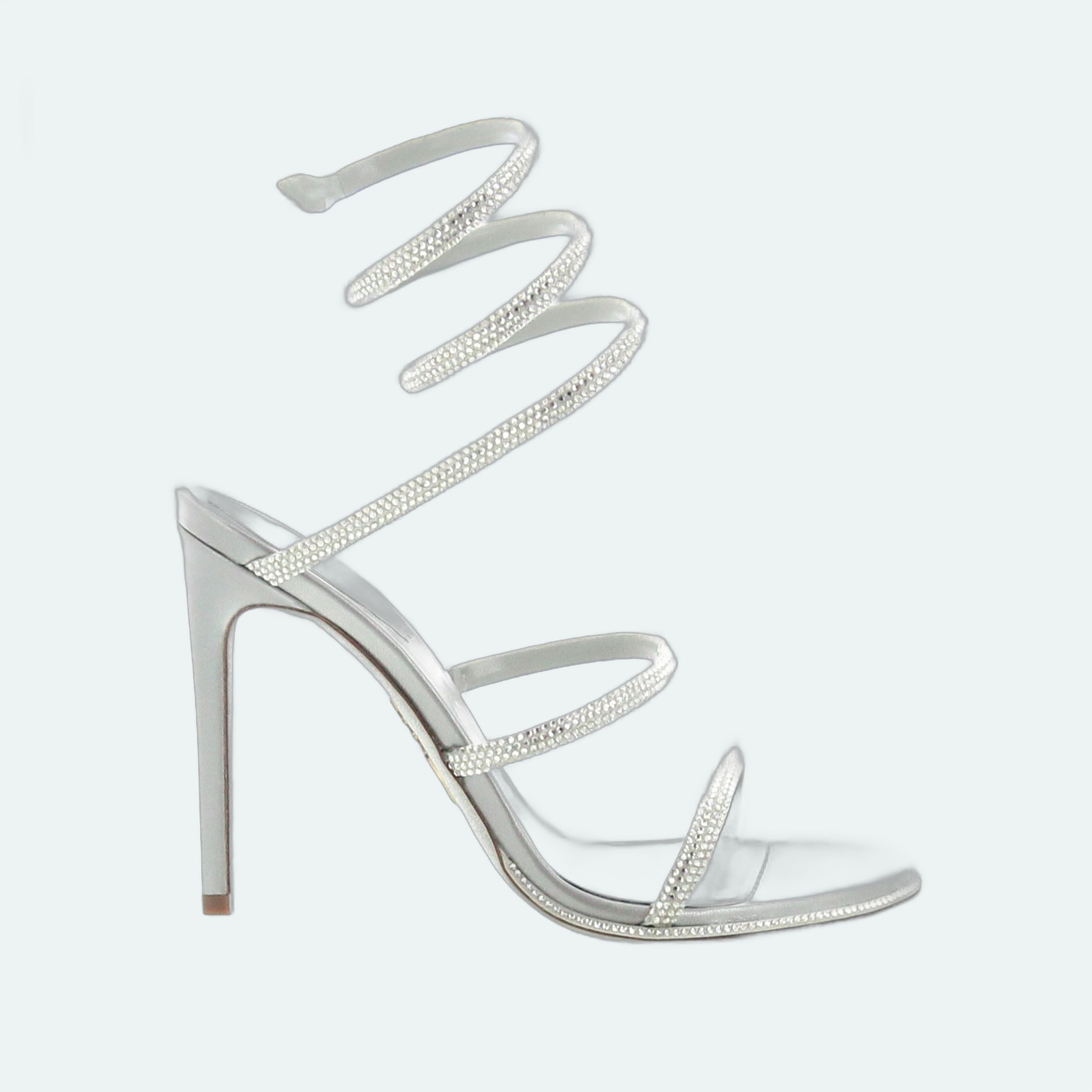 Rene Caovilla - Cleo Sandal 105 - Silver - Image 1