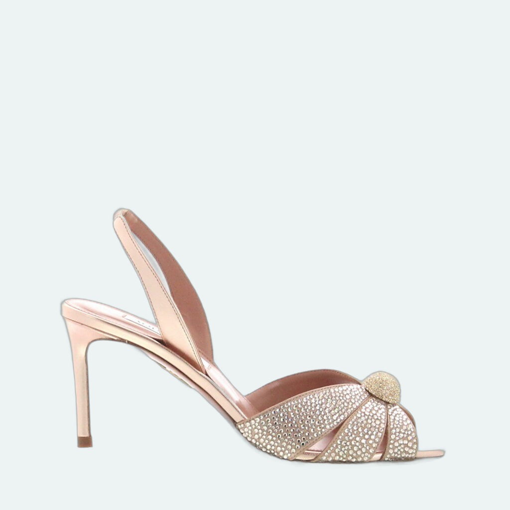 Aquazzura - Italian Flirt Sandal 75 - Petal