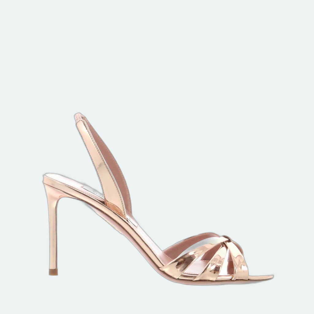 Aquazzura - Tati Sandal 85 - Rose Gold