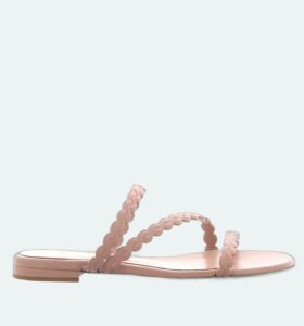 Gianvito Rossi - Kay Mule Flat - Peach - Image 1
