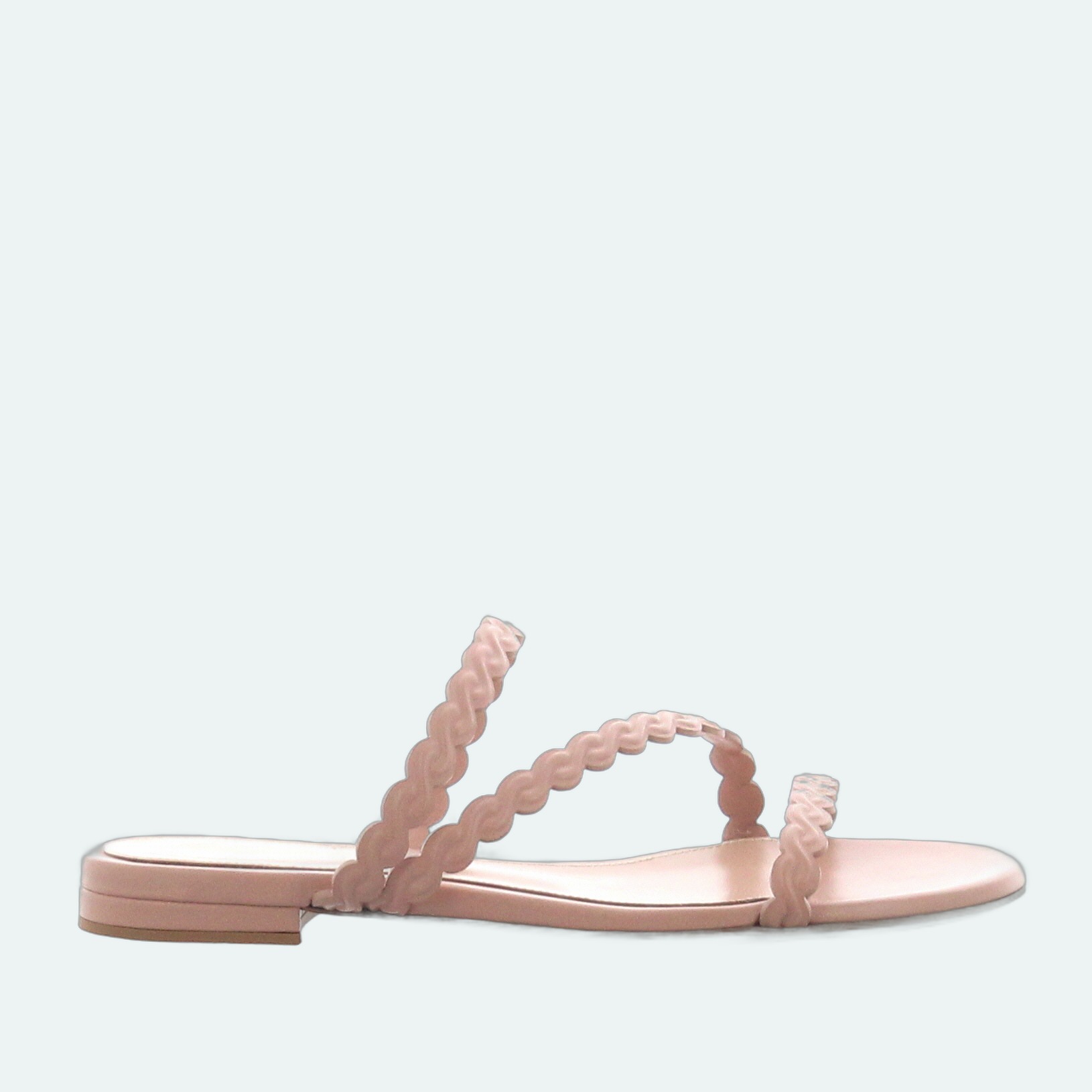 Gianvito Rossi - Kay Mule Flat - Peach - Image 1