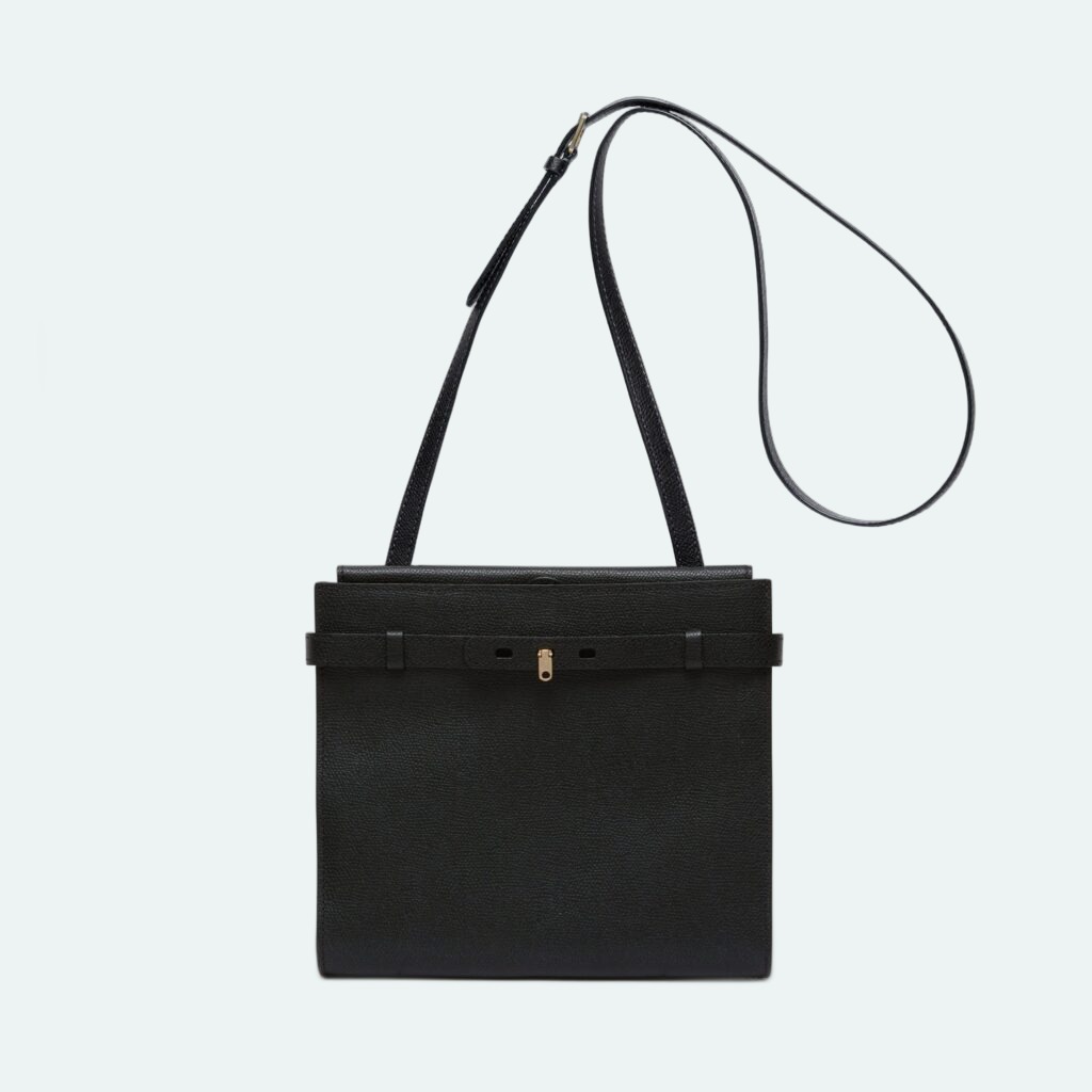 Valextra - Brera B Crossbody Bag - Black