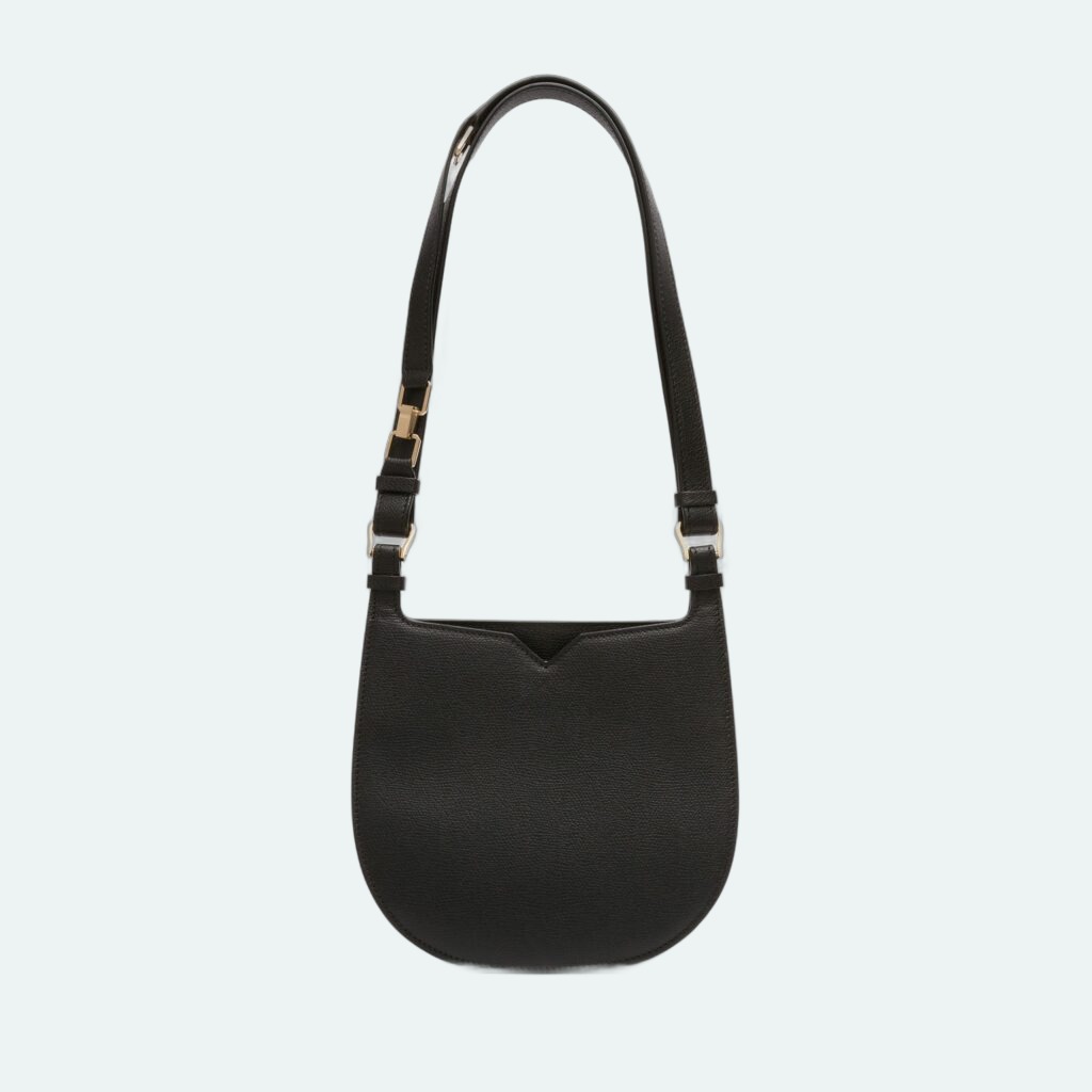 Valextra - Hobo Mini - Black