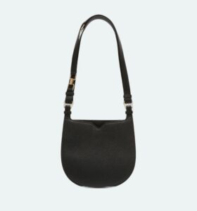 Valextra - Hobo Mini - Black - Image 1