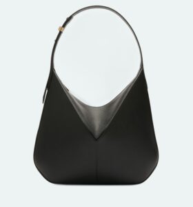 Valextra - Vivi Hobo Bag - Black - Image 1