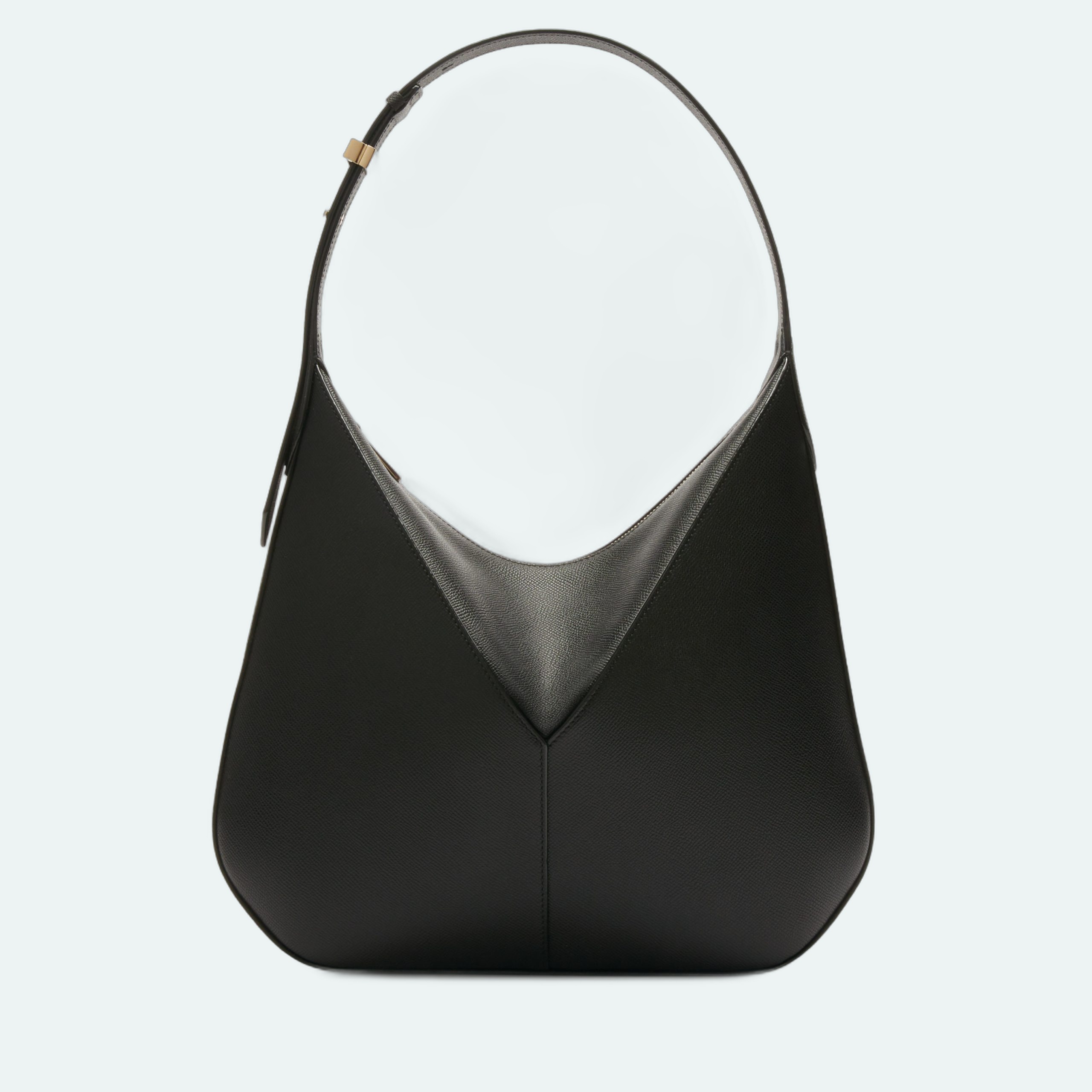 Valextra - Vivi Hobo Bag - Black - Image 1