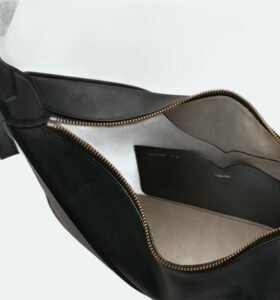 Valextra - Vivi Hobo Bag - Black - Image 2