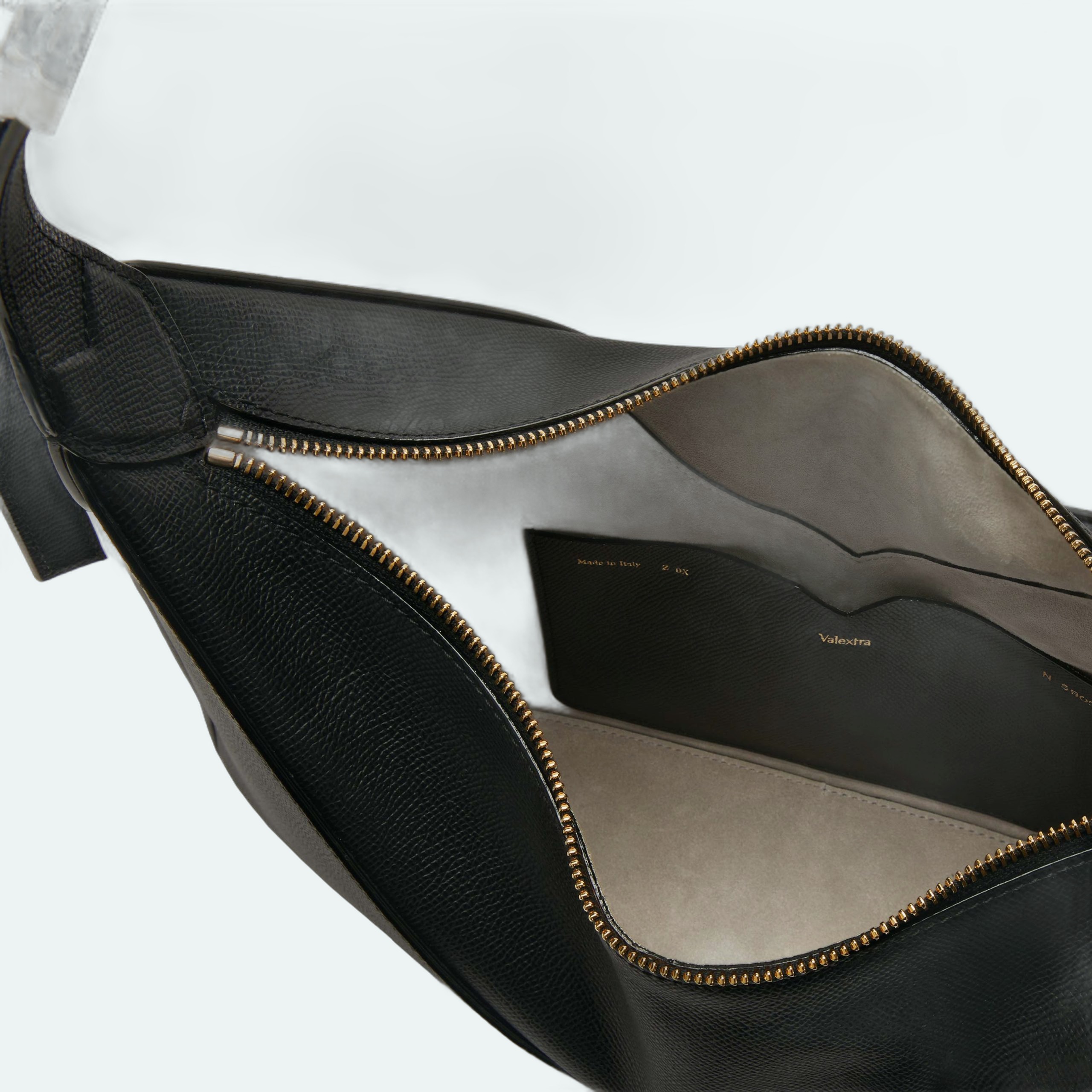 Valextra - Vivi Hobo Bag - Black - Image 2