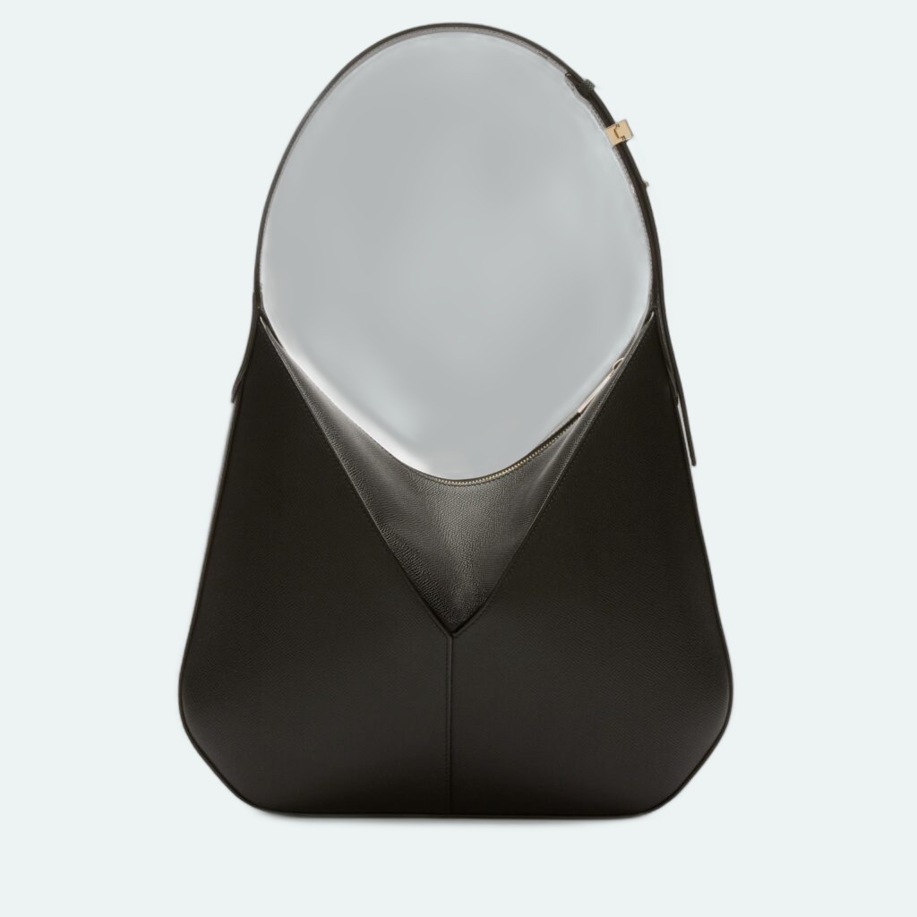 Valextra - Vivi Hobo Bag - Black