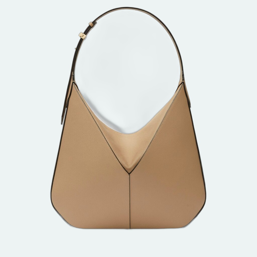 Valextra - Vivi Hobo Bag - Beige Cachemire