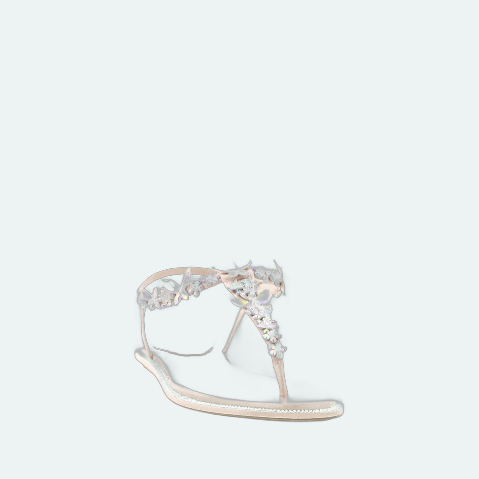 Rene Caovilla - Eden Flat Sandal - Beige - Image 2