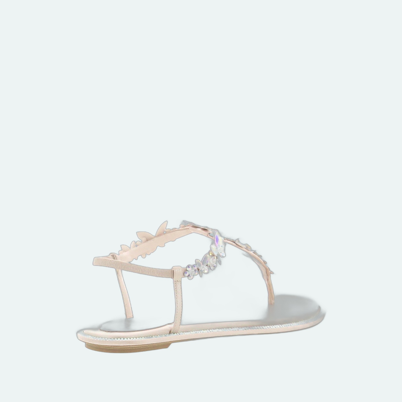 Rene Caovilla - Eden Flat Sandal - Beige - Image 3