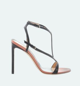 Francesco Russo - T-Bar Straps Sandal - Black - Image 1