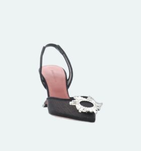 Amina Muaddi - Begum 70 - Mesh Black - Image 2