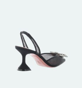 Amina Muaddi - Begum 70 - Mesh Black - Image 3