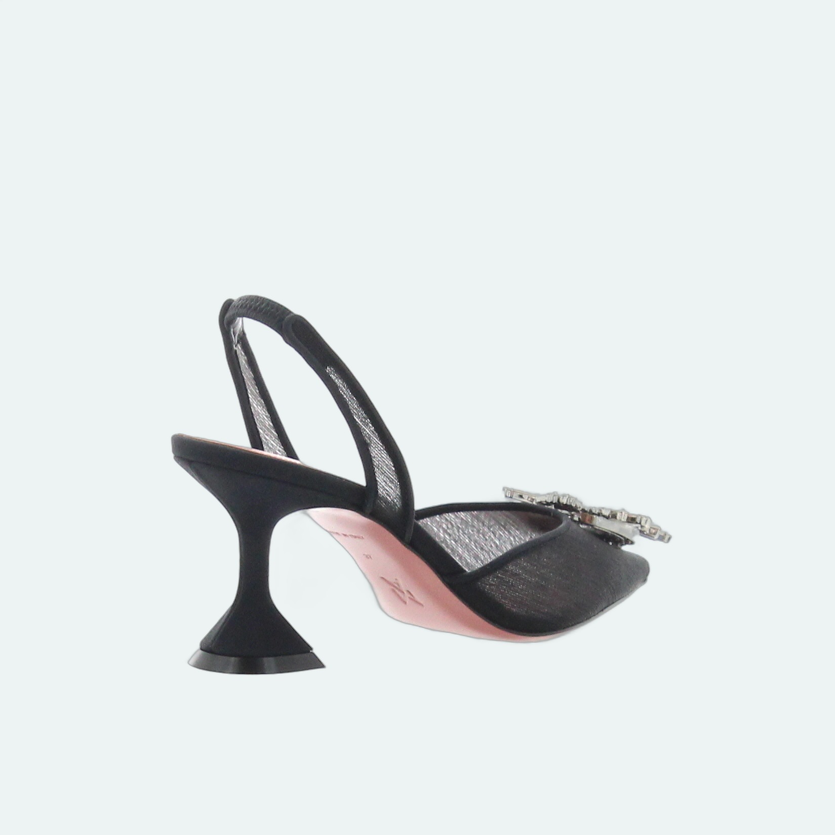 Amina Muaddi - Begum 70 - Mesh Black - Image 3
