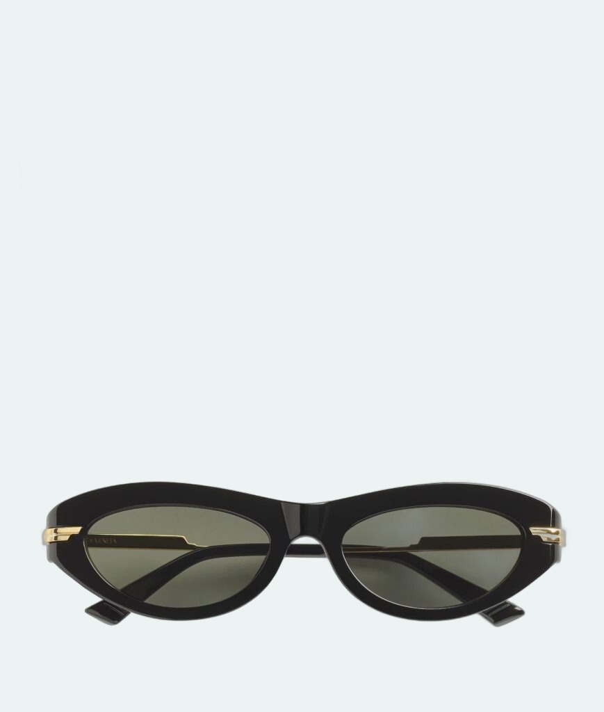 Bottega Veneta - Classic Cat Eye - Black / Grey