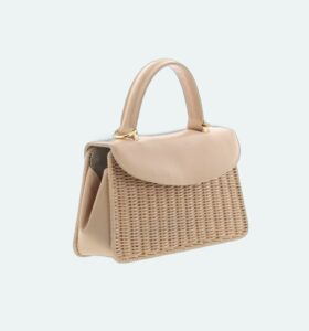 Carla Saint Barth - Vimini Long Bag - Carne / Carne - Image 3