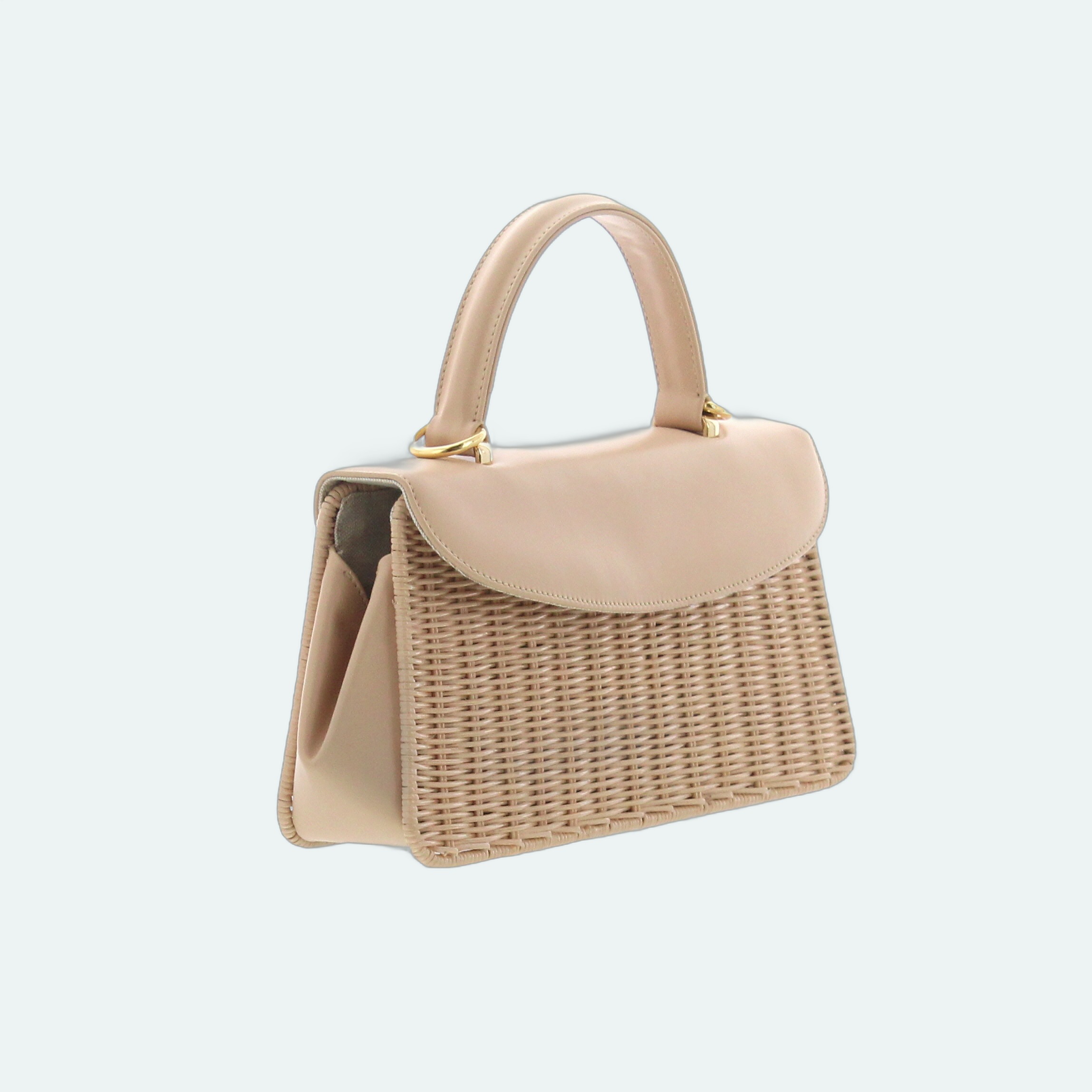 Carla Saint Barth - Vimini Long Bag - Carne / Carne - Image 3
