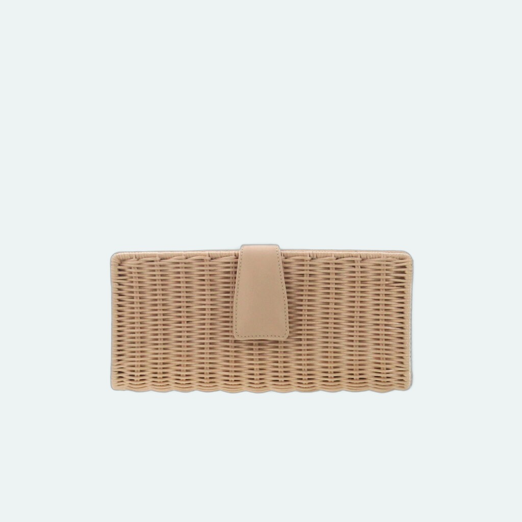 Carla Saint Barth - Vimini Long Clutch - Carne / Carne