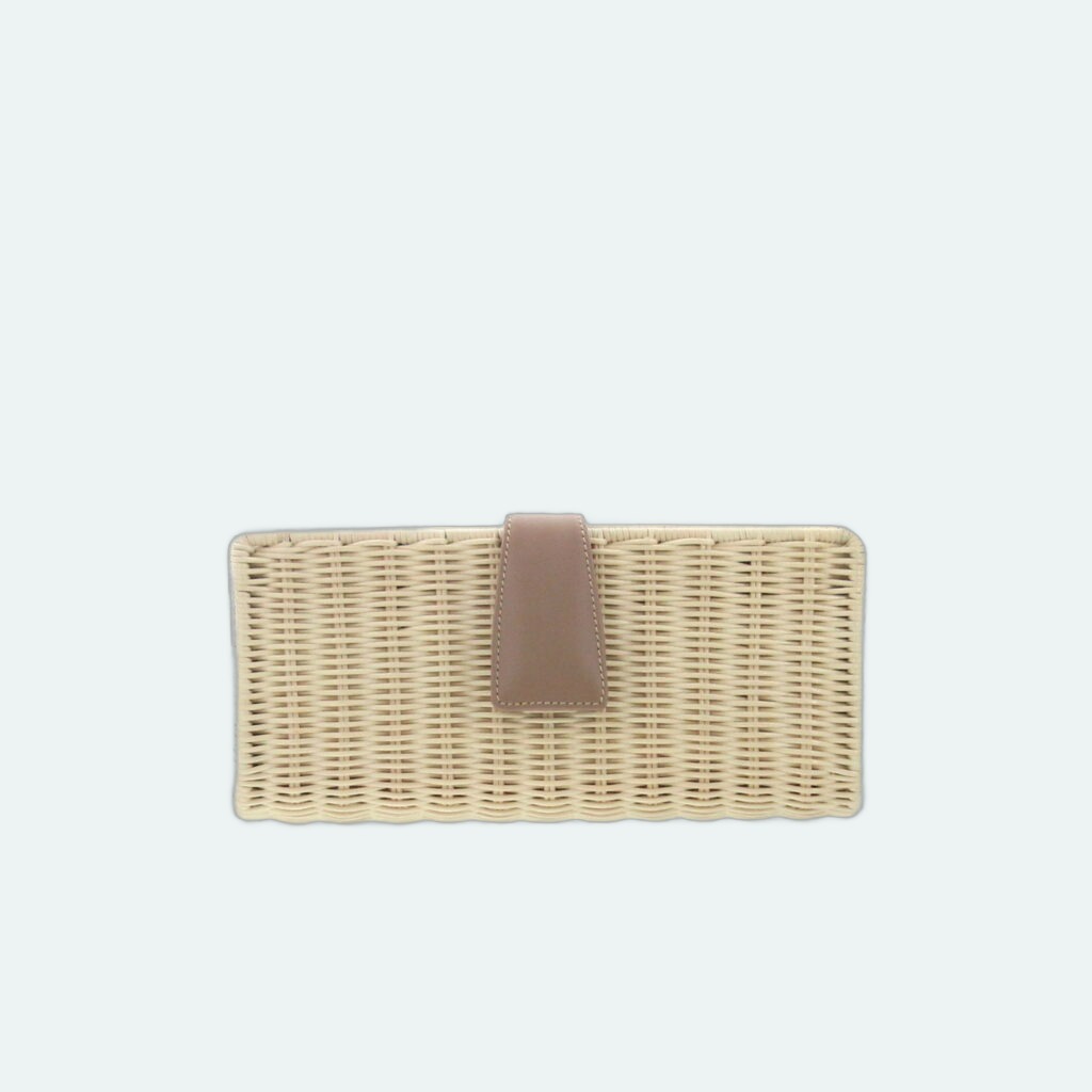 Carla Saint Barth - Vimini Long Clutch - Natural / Desert