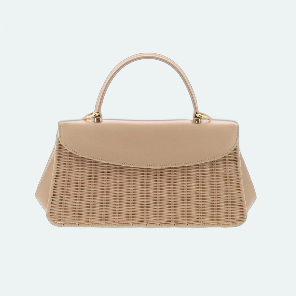 Carla Saint Barth - Vimini Long Bag - Carne / Carne