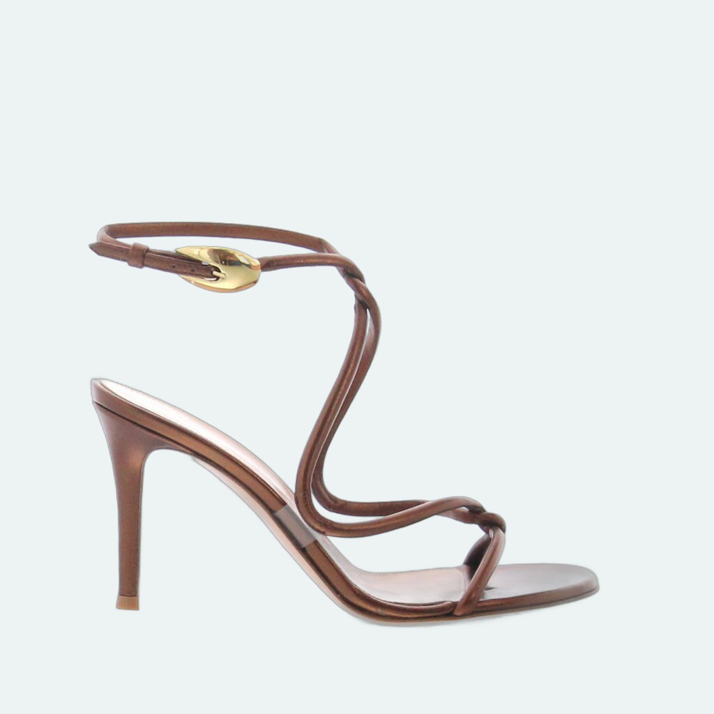 Gianvito Rossi - Black Mamba Sandal 85 - Chocolate