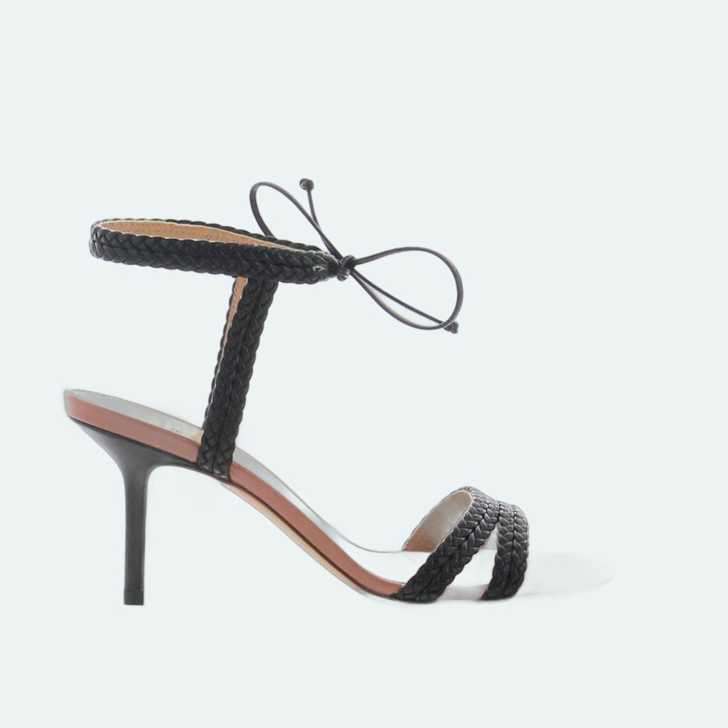 Francesco Russo - Woven Sandal - Black