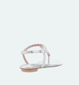 Aquazzura - Tequila Thong - Silver - Image 3