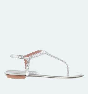 Aquazzura - Tequila Thong - Silver - Image 1