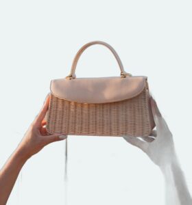 Carla Saint Barth - Vimini Long Bag - Carne / Carne - Image 4
