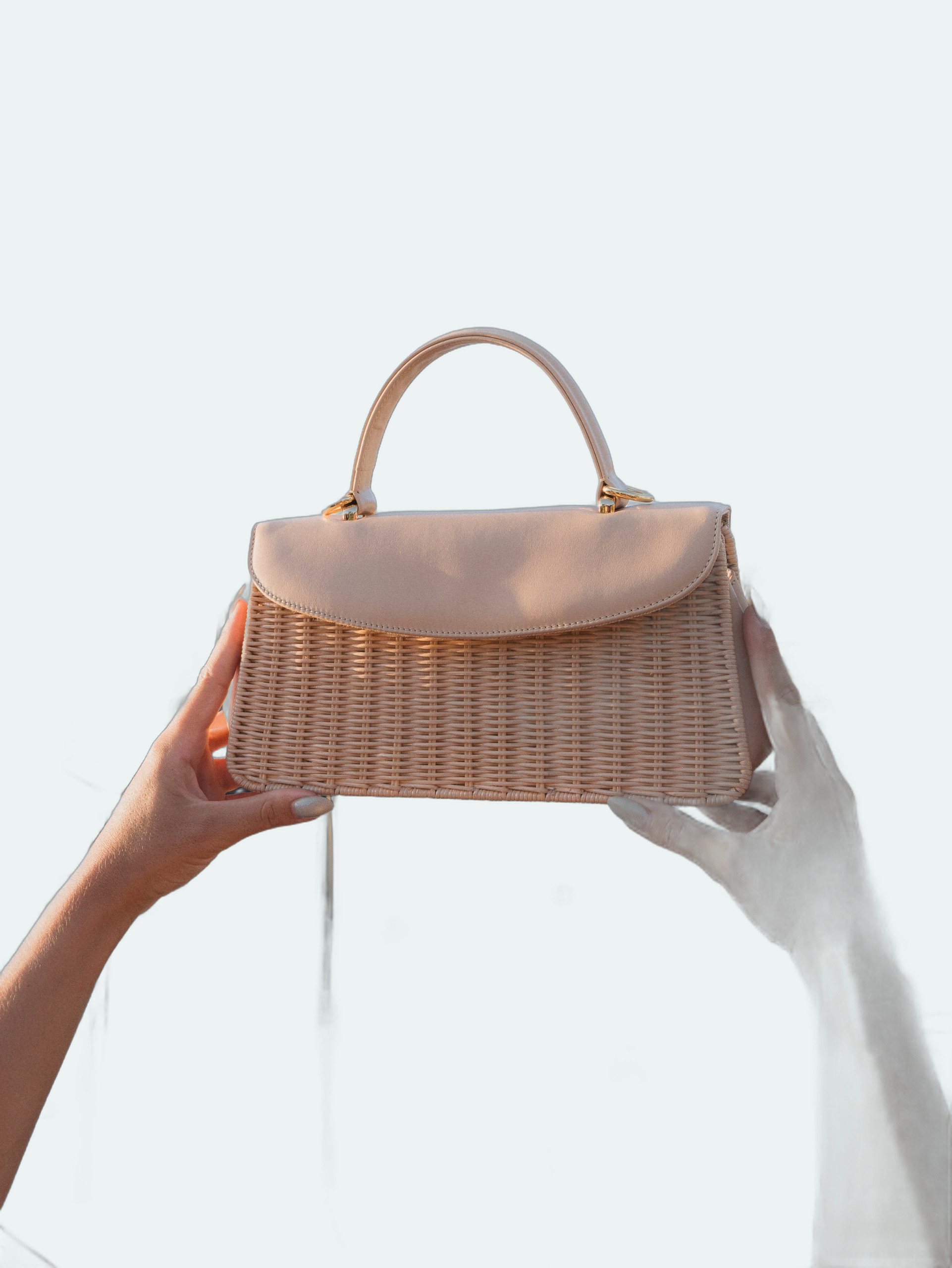 Carla Saint Barth - Vimini Long Bag - Carne / Carne - Image 4