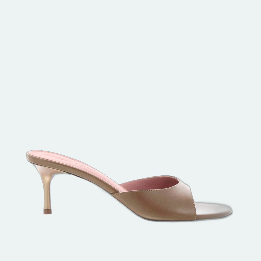 Amina Muaddi - Jeanne Slipper 60 - Mocha