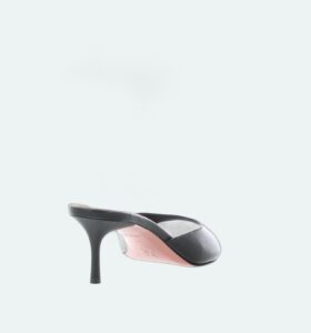 Amina Muaddi - Jeanne Slipper 60 - Black - Image 3