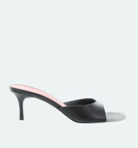 Amina Muaddi - Jeanne Slipper 60 - Black - Image 1