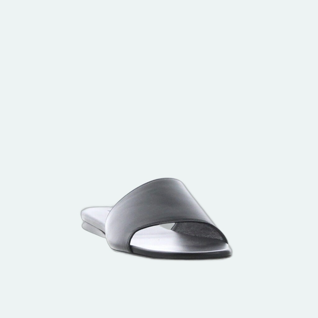 Amina Muaddi - Bianca Flat - Black