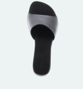 Amina Muaddi - Bianca Flat - Black - Image 3
