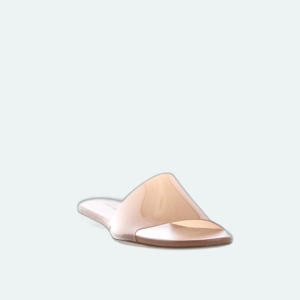 Amina Muaddi - Bianca Flat - Latte