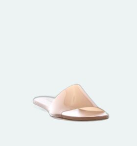Amina Muaddi - Bianca Flat - Latte - Image 2