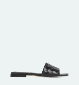 Bottega Veneta - Parco Flat Mule - Black - Image 1