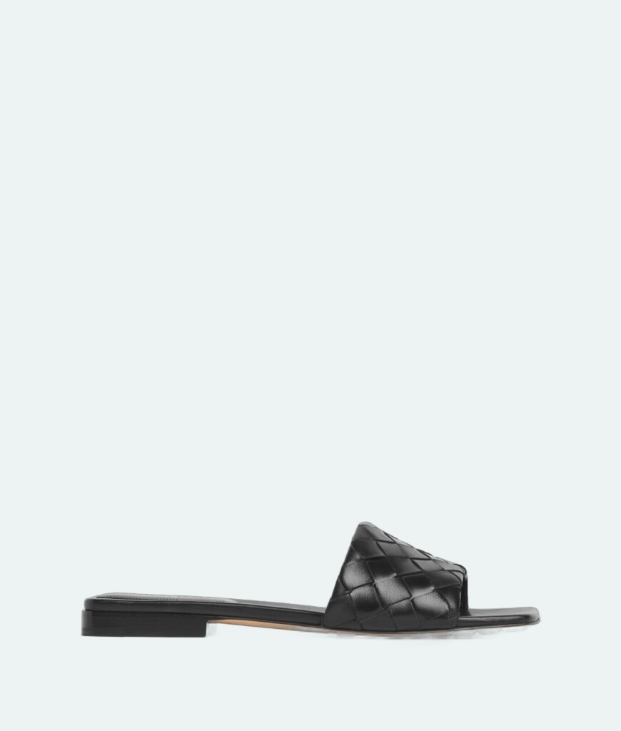 Bottega Veneta - Parco Flat Mule - Black