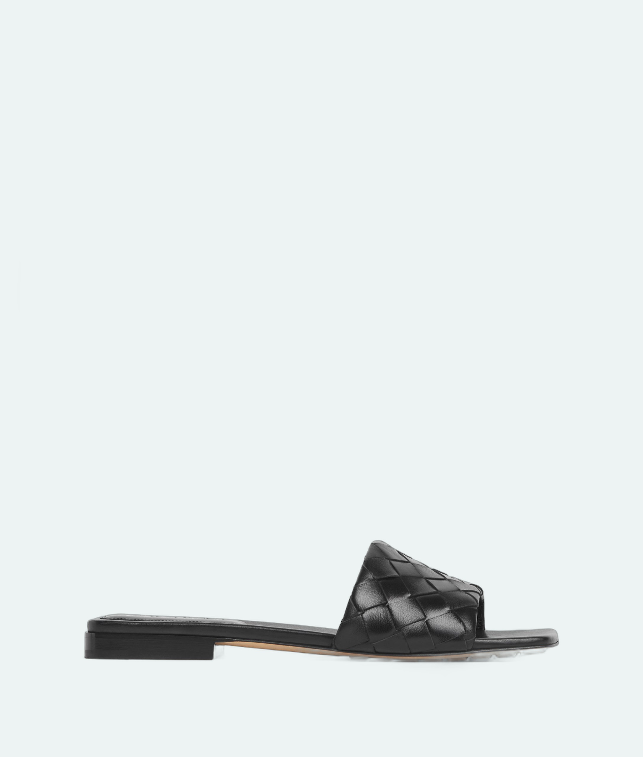 Bottega Veneta - Parco Flat Mule - Black - Image 1