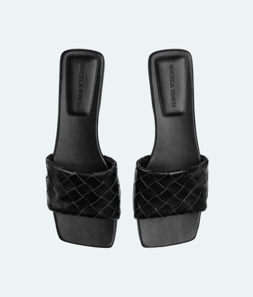 Bottega Veneta - Parco Flat Mule - Black
