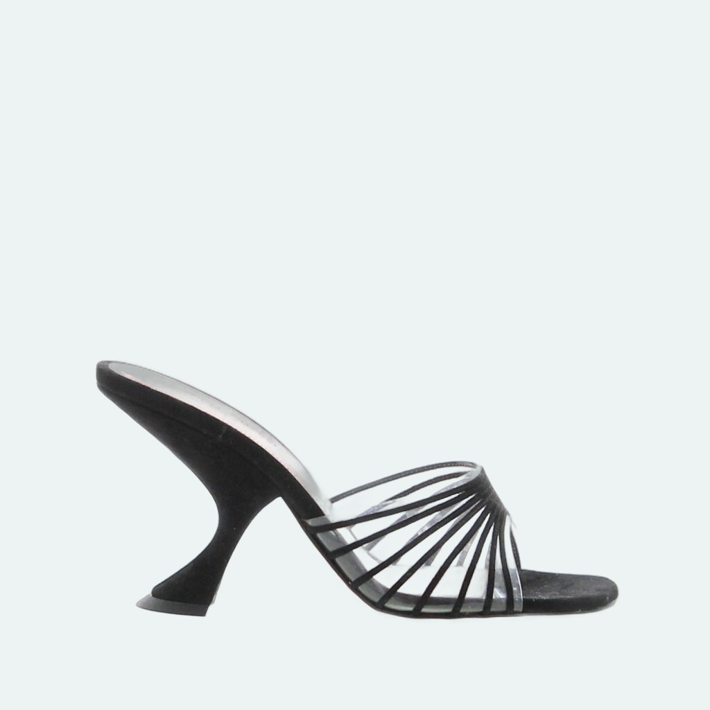 Amina Muaddi - Mookie Slipper - Black