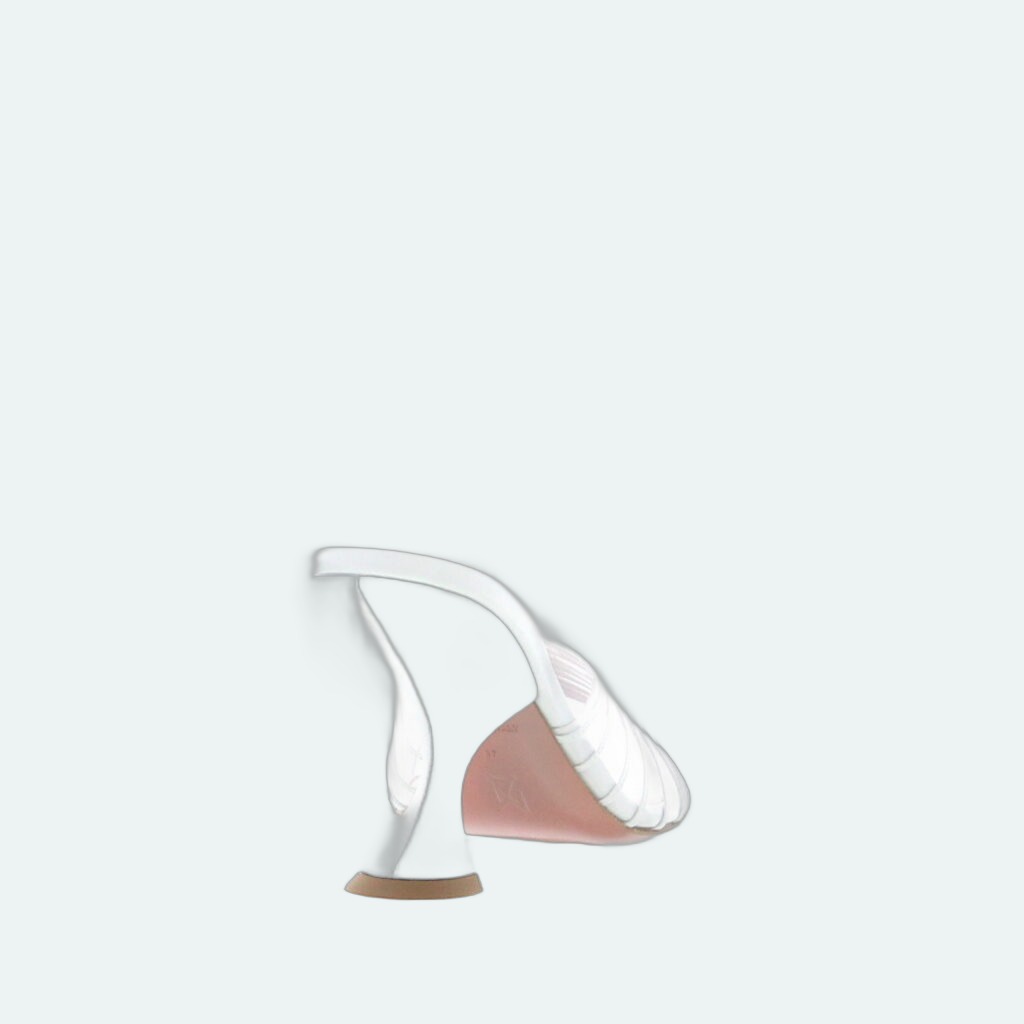 Amina Muaddi - Mookie Slipper - White